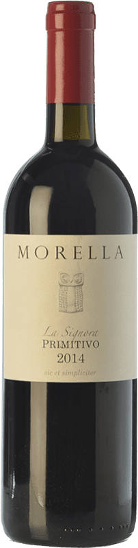 46,95 € Envío gratis | Vino tinto Morella La Signora I.G.T. Salento Puglia Italia Primitivo Botella 75 cl