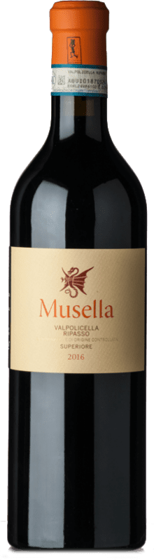 29,95 € Free Shipping | Red wine Musella Superiore D.O.C. Valpolicella Ripasso Veneto Italy Corvina, Rondinella, Barbera, Corvinone Bottle 75 cl