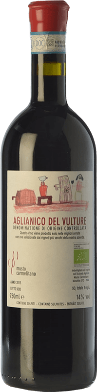34,95 € Бесплатная доставка | Красное вино Musto Carmelitano D.O.C. Aglianico del Vulture Базиликата Италия Aglianico бутылка 75 cl