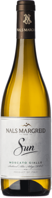 15,95 € Envio grátis | Vinho branco Nals Margreid Sun D.O.C. Alto Adige Trentino-Alto Adige Itália Mascate Giallo Garrafa 75 cl