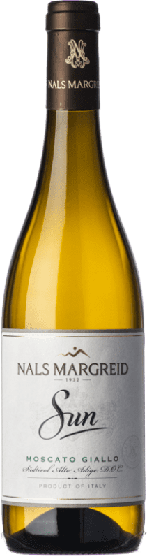 18,95 € Envío gratis | Vino Blanco Nals Margreid Sun D.O.C. Alto Adige Trentino-Alto Adige Italia Moscato Botella 75 cl