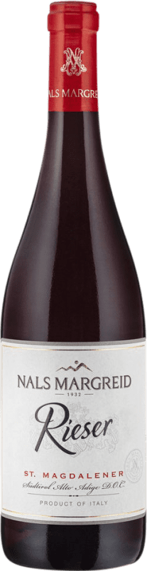 17,95 € Kostenloser Versand | Rotwein Nals Margreid Sainte Magdalener Rieser D.O.C. Alto Adige Trentino-Südtirol Italien Schiava Flasche 75 cl
