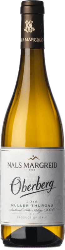 17,95 € Бесплатная доставка | Белое вино Nals Margreid Oberberg D.O.C. Alto Adige Трентино-Альто-Адидже Италия Müller-Thurgau — Мюллер-Тургау Бутылка 75 cl