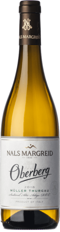 16,95 € Envio grátis | Vinho branco Nals Margreid Oberberg D.O.C. Alto Adige Trentino-Alto Adige Itália Müller-Thurgau Garrafa 75 cl