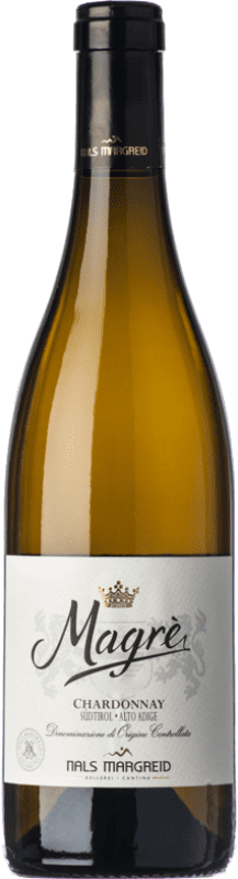 23,95 € Бесплатная доставка | Белое вино Nals Margreid Magrè D.O.C. Alto Adige Трентино-Альто-Адидже Италия Chardonnay бутылка 75 cl