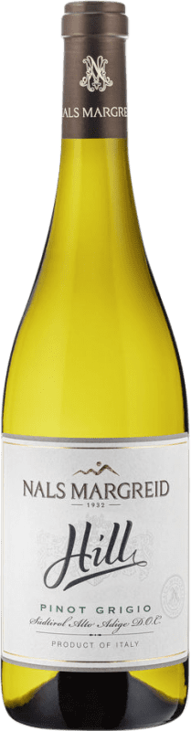 13,95 € Spedizione Gratuita | Vino bianco Nals Margreid Hill D.O.C. Alto Adige Trentino-Alto Adige Italia Pinot Grigio Bottiglia 75 cl