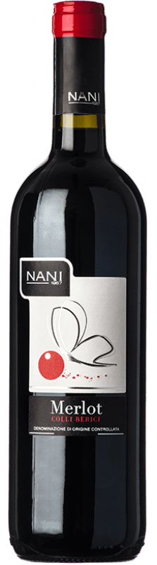 8,95 € Spedizione Gratuita | Vino rosso Castello di Rubaro D.O.C. Colli Berici Veneto Italia Merlot Bottiglia 75 cl