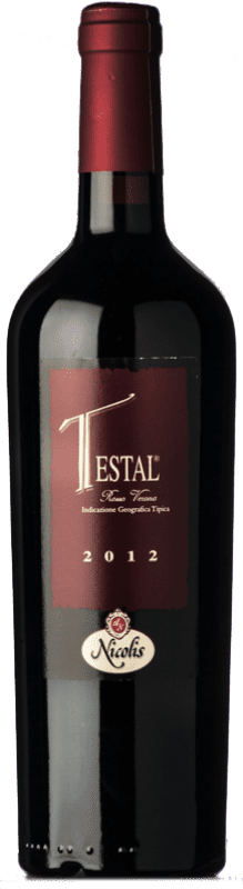26,95 € Spedizione Gratuita | Vino rosso Nicolis Testal I.G.T. Veronese Veneto Italia Corvina Bottiglia 75 cl