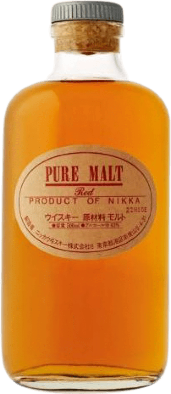 51,95 € 免费送货 | 威士忌单一麦芽威士忌 Nikka Pure Malt White 日本 瓶子 Medium 50 cl