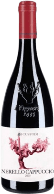 26,95 € Envio grátis | Vinho tinto I Custodi delle Vigne dell'Etna D.O.C. Etna Sicília Itália Nerello Cappuccio Biológico Garrafa 75 cl