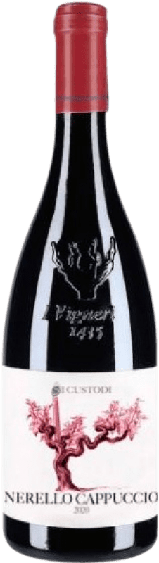 26,95 € Envio grátis | Vinho Tinto I Custodi delle Vigne dell'Etna D.O.C. Etna Sicília Itália Nerello Eco — Biológico 75 cl