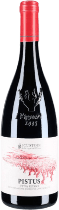19,95 € Envio grátis | Vinho Tinto I Custodi delle Vigne dell'Etna Pistus D.O.C. Etna Sicília Itália Nerello Eco — Biológico Garrafa 75 cl