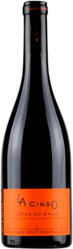 21,95 € Бесплатная доставка | Красное вино Gros-Tollot La Cinso I.G.P. Vin de Pays des Côtes du Brian Лангедок-Руссильон Франция Cinsault — Сансо 75 cl