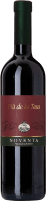 32,95 € Free Shipping | Red Wine Noventa Pià de la Tesa D.O.C. Botticino Lombardia Italy Sangiovese, Barbera, Marzemino, Schiava Bottle 75 cl