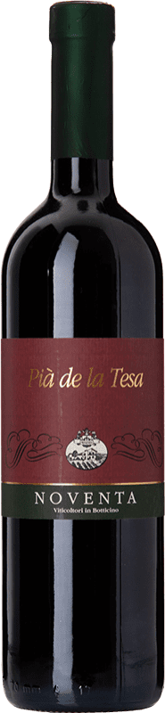 29,95 € Free Shipping | Red wine Noventa Pià de la Tesa D.O.C. Botticino Lombardia Italy Sangiovese, Barbera, Marzemino, Schiava Gentile Bottle 75 cl