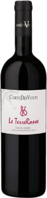 14,95 € Envio grátis | Vinho tinto Corte dei Venti Le TerreRosse I.G.T. Toscana Tuscany Itália Merlot, Syrah, Sangiovese Garrafa 75 cl