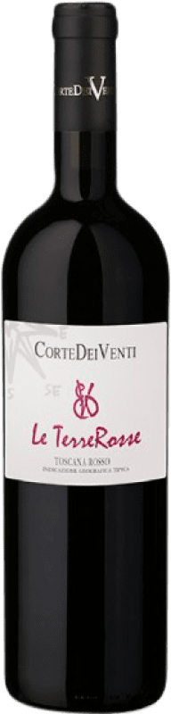 14,95 € Envio grátis | Vinho tinto Corte dei Venti Le TerreRosse I.G.T. Toscana Tuscany Itália Merlot, Syrah, Sangiovese Garrafa 75 cl