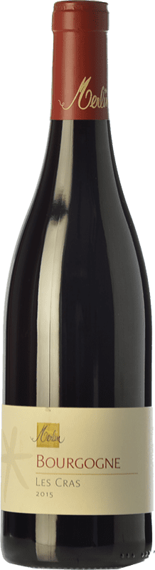 26,95 € Kostenloser Versand | Rotwein Olivier Merlin Rouge Les Cras Alterung A.O.C. Bourgogne Burgund Frankreich Pinot Schwarz Flasche 75 cl