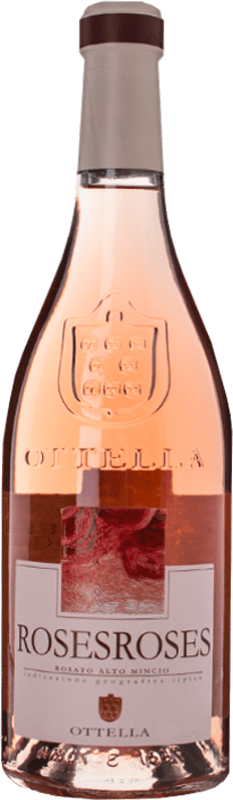 12,95 € Envio grátis | Vinho rosé Ottella Roses Roses Jovem I.G.T. Alto Mincio Trentino-Alto Adige Itália Corvina, Rondinella, Lagrein Garrafa 75 cl