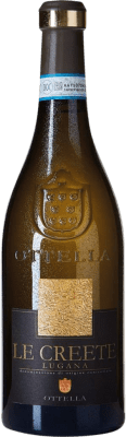 23,95 € Бесплатная доставка | Белое вино Ottella Le Creete D.O.C. Lugana Венето Италия Trebbiano di Lugana бутылка 75 cl