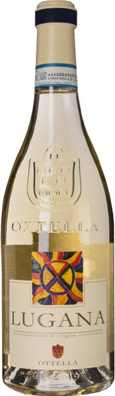 19,95 € Kostenloser Versand | Weißwein Ottella D.O.C. Lugana Venetien Italien Trebbiano Flasche 75 cl