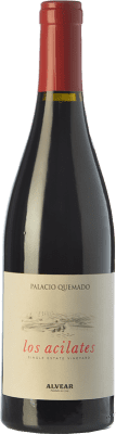 25,95 € Kostenloser Versand | Rotwein Palacio Quemado Acilates Alterung D.O. Ribera del Guadiana Spanien Tempranillo, Syrah, Cabernet Sauvignon Flasche 75 cl