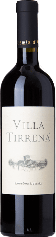 16,95 € 免费送货 | 红酒 D'Amico Villa Tirrena I.G.T. Lazio 拉齐奥 意大利 Merlot, Syrah 瓶子 75 cl