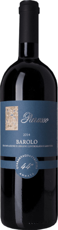 49,95 € Free Shipping | Red Wine Parusso Etichetta Blu 44a Annata D.O.C.G. Barolo Piemonte Italy Nebbiolo Bottle 75 cl