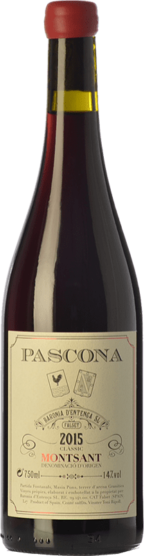 18,95 € Free Shipping | Red wine Pascona Clàssic Negre Crianza D.O. Montsant Catalonia Spain Grenache, Carignan Bottle 75 cl