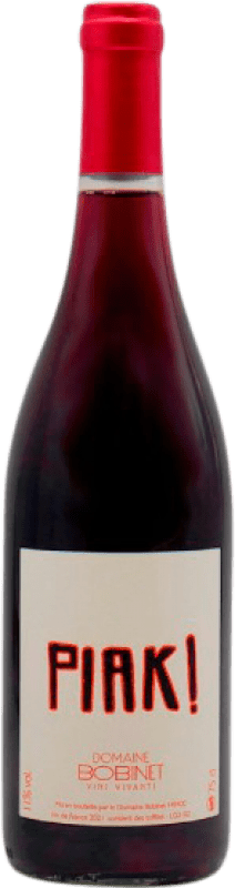 18,95 € 免费送货 | 红酒 Domaine Bobinet Piak! Rouge 卢瓦尔河 法国 Grolleau 瓶子 75 cl