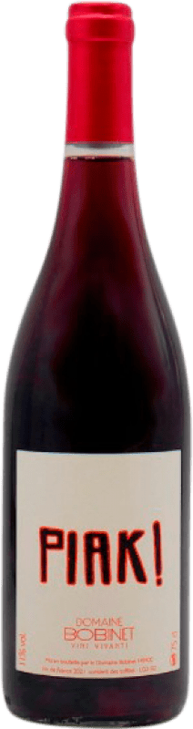 17,95 € Бесплатная доставка | Красное вино Bobinet Piak! Rouge Луара Франция Grolleau бутылка 75 cl