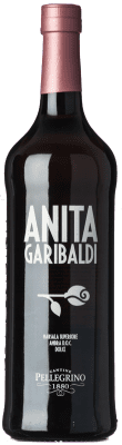 15,95 € Бесплатная доставка | Креплёное вино Cantine Pellegrino Ambra Dolce A. Garibaldi D.O.C. Marsala Сицилия Италия Catarratto — Катаратто, Grillo — Грилло, Inzolia — Инзолия Бутылка 75 cl