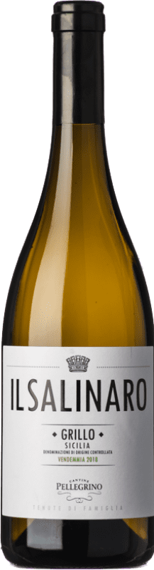 12,95 € Free Shipping | White Wine Cantine Pellegrino Il Salinaro D.O.C. Sicilia Sicily Italy Grillo 75 cl