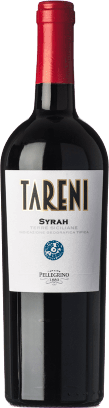 8,95 € Kostenloser Versand | Rotwein Cantine Pellegrino Tareni I.G.T. Terre Siciliane Sizilien Italien Syrah Flasche 75 cl