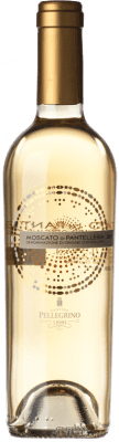 19,95 € Kostenloser Versand | Süßer Wein Cantine Pellegrino D.O.C. Pantelleria Sizilien Italien Muscat von Alexandria Medium Flasche 50 cl