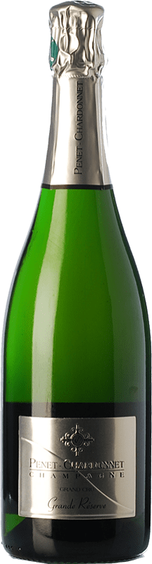119,95 € Envío gratis | Espumoso blanco Penet-Chardonnet Grand Cru Cuvée Prestige Extra Brut Gran Reserva A.O.C. Champagne Champagne Francia Pinot Negro, Chardonnay Botella 75 cl