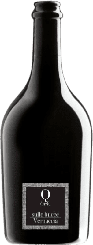 13,95 € Spedizione Gratuita | Vino bianco Quartomoro Sulle Bucce Valle del Tirso Cerdeña Italia Vernaccia Bottiglia 75 cl
