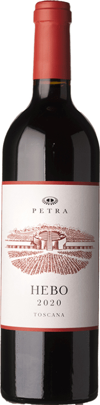 14,95 € Бесплатная доставка | Красное вино Petra Hebo I.G.T. Toscana Тоскана Италия Merlot, Cabernet Sauvignon, Sangiovese бутылка 75 cl