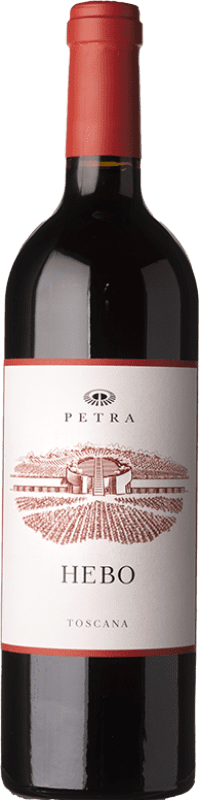 14,95 € 送料無料 | 赤ワイン Petra Hebo I.G.T. Toscana トスカーナ イタリア Merlot, Cabernet Sauvignon, Sangiovese ボトル 75 cl