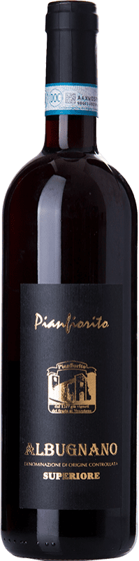 15,95 € 免费送货 | 红葡萄酒 Pianfiorito Albugnano 特级 D.O.C. Piedmont 皮埃蒙特 意大利 Nebbiolo — 内比奥罗 75 cl