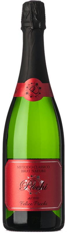 38,95 € Envío gratis | Espumoso blanco Picchi Método Clásico 60 Mesi Brut Nature I.G.T. Lombardia Lombardia Italia Pinot Negro Botella 75 cl