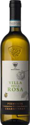 10,95 € Бесплатная доставка | Белое вино Pico Maccario Villa della Rosa D.O.C. Piedmont Пьемонте Италия Chardonnay бутылка 75 cl