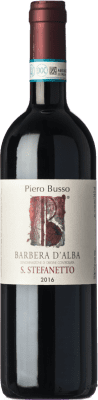 33,95 € 送料無料 | 赤ワイン Piero Busso San Stefanetto D.O.C. Barbera d'Alba ピエモンテ イタリア Barbera ボトル 75 cl