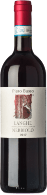 32,95 € Spedizione Gratuita | Vino Rosso Piero Busso D.O.C. Langhe Piemonte Italia Nebbiolo 75 cl