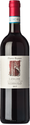 29,95 € Envío gratis | Vino tinto Piero Busso D.O.C. Langhe Piemonte Italia Nebbiolo Botella 75 cl