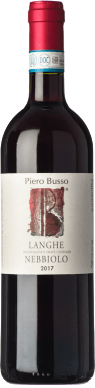 32,95 € Бесплатная доставка | Красное вино Piero Busso D.O.C. Langhe Пьемонте Италия Nebbiolo — Неббиоло 75 cl