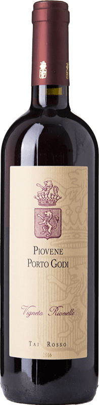 12,95 € 免费送货 | 红酒 Piovene Porto Godi Tai Rosso V. Riveselle D.O.C. Colli Berici 威尼托 意大利 瓶子 75 cl