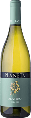 17,95 € Envío gratis | Vino blanco Planeta Alastro D.O.C. Menfi Sicilia Italia Sauvignon, Grecanico Botella 75 cl