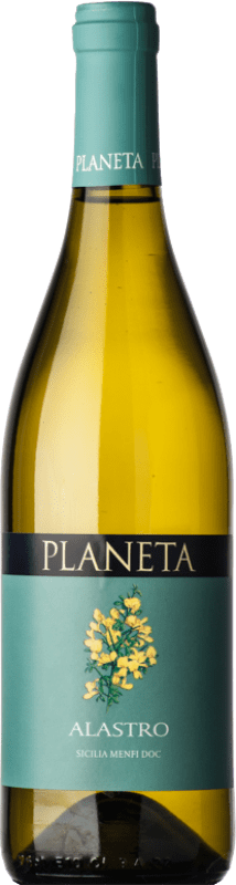 17,95 € Бесплатная доставка | Белое вино Planeta Alastro D.O.C. Menfi Сицилия Италия Sauvignon, Grecanico бутылка 75 cl