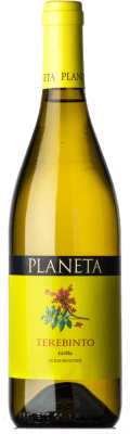 12,95 € Envio grátis | Vinho branco Planeta Terebinto D.O.C. Menfi Sicília Itália Grillo Garrafa 75 cl